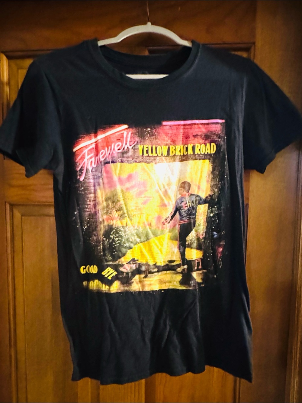 Kids Black 'Yellow Brick Road' Graphic Tee